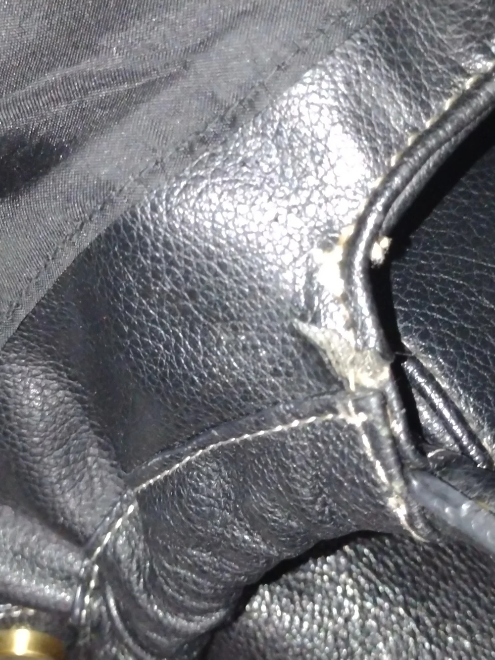 Aurielle Black Circle-Handle Leather Satchel